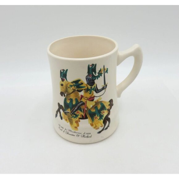 RALPH De MONTHERMER Earl of Gloucester and Hertford Ceramic Stein Mug Vintage - Picture 4 of 9